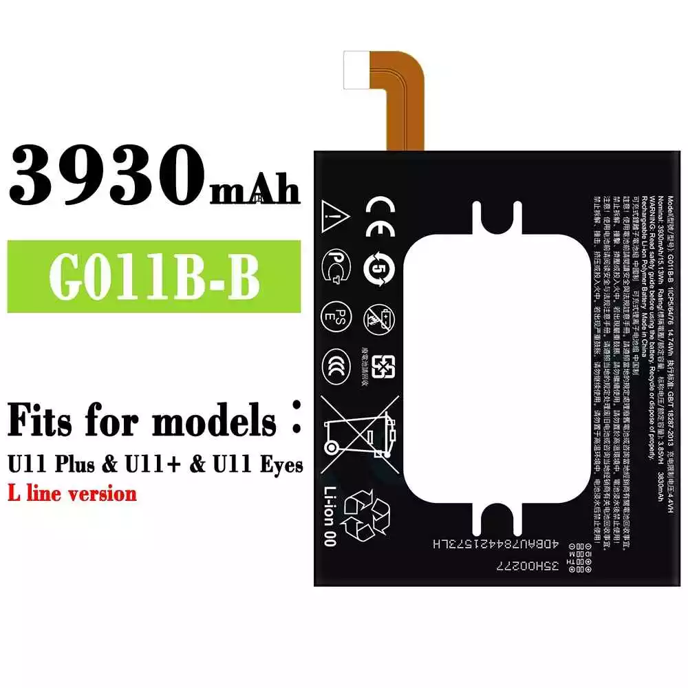 Genuine cell phone battery G011B-B for HTC U11 Plus / U11+
