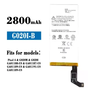 Genuine cell phone battery G020I-B for Google Pixel 4