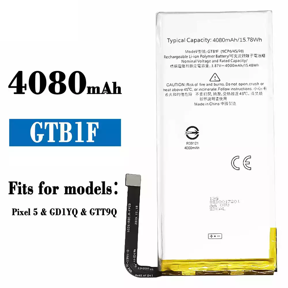 Genuine cell phone battery GTB1F for Google Pixel 5