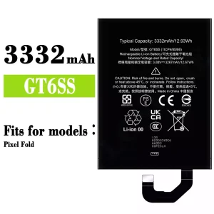 Genuine cell phone battery GT6SS for Google Pixel Fold