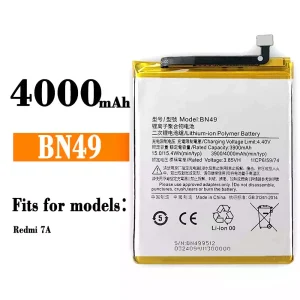 Genuine cell phone battery BN49 for Xiaomi Redmi 7A