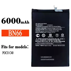 Genuine cell phone battery BN66 for Xiaomi poco C40