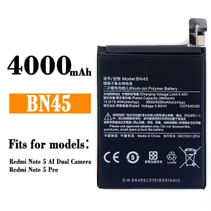 Genuine cell phone battery BN45 for Xiaomi Redmi Note 5 / Redmi Note 5 Pro