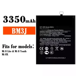 Genuine cell phone battery BM3J for Xiaomi Mi 8 Lite/ Mi 8 Youth / Mi 8X