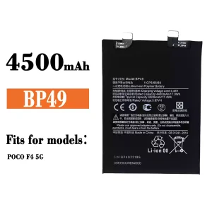 Genuine cell phone battery BP49 for Xiaomi Poco F4 5G / Redmi K40s