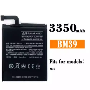Genuine cell phone battery BM39 for Xiaomi Mi 6