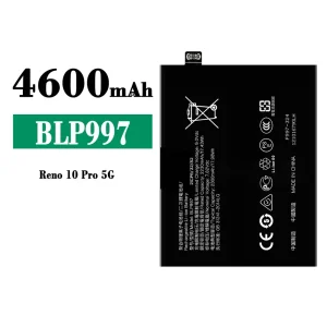Genuine cell phone battery BLP997 for OPPO Reno 10 Pro