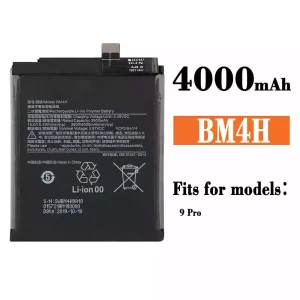 Genuine cell phone battery BM4H for Xiaomi 9 pro