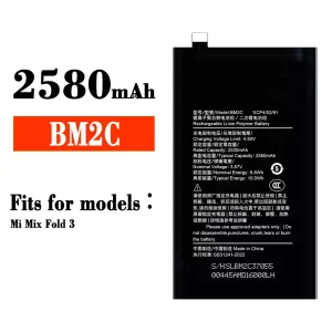 Genuine cell phone battery BM2C for Xiaomi Mi Mix Fold 3
