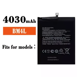 Genuine cell phone battery BM4L for Xiaomi