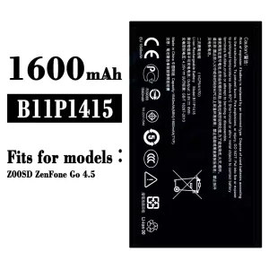Genuine cell phone battery B11P1415 for Asus ZenFone Co 4.5