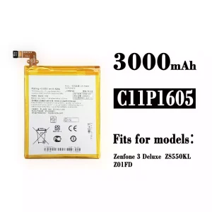Genuine cell phone battery C11P1605 for Asus ZenFone 3 Deluxe