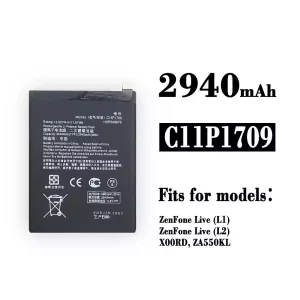 Genuine cell phone battery C11P1709 for Asus Zenfone Live(L1) / Zenfone Live(L2)