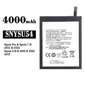 Genuine cell phone battery SNYSU54 for Sony Xperia Pro,X1ii/5/5ii