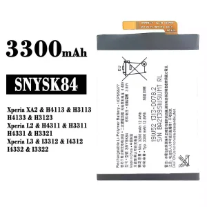 Genuine cell phone battery SNYSK84 for Sony Xperia XA2 /Xperia L2 / Xperia L3