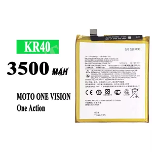 Genuine cell phone battery KR40 for Motorola One Vision / P50 / One Action