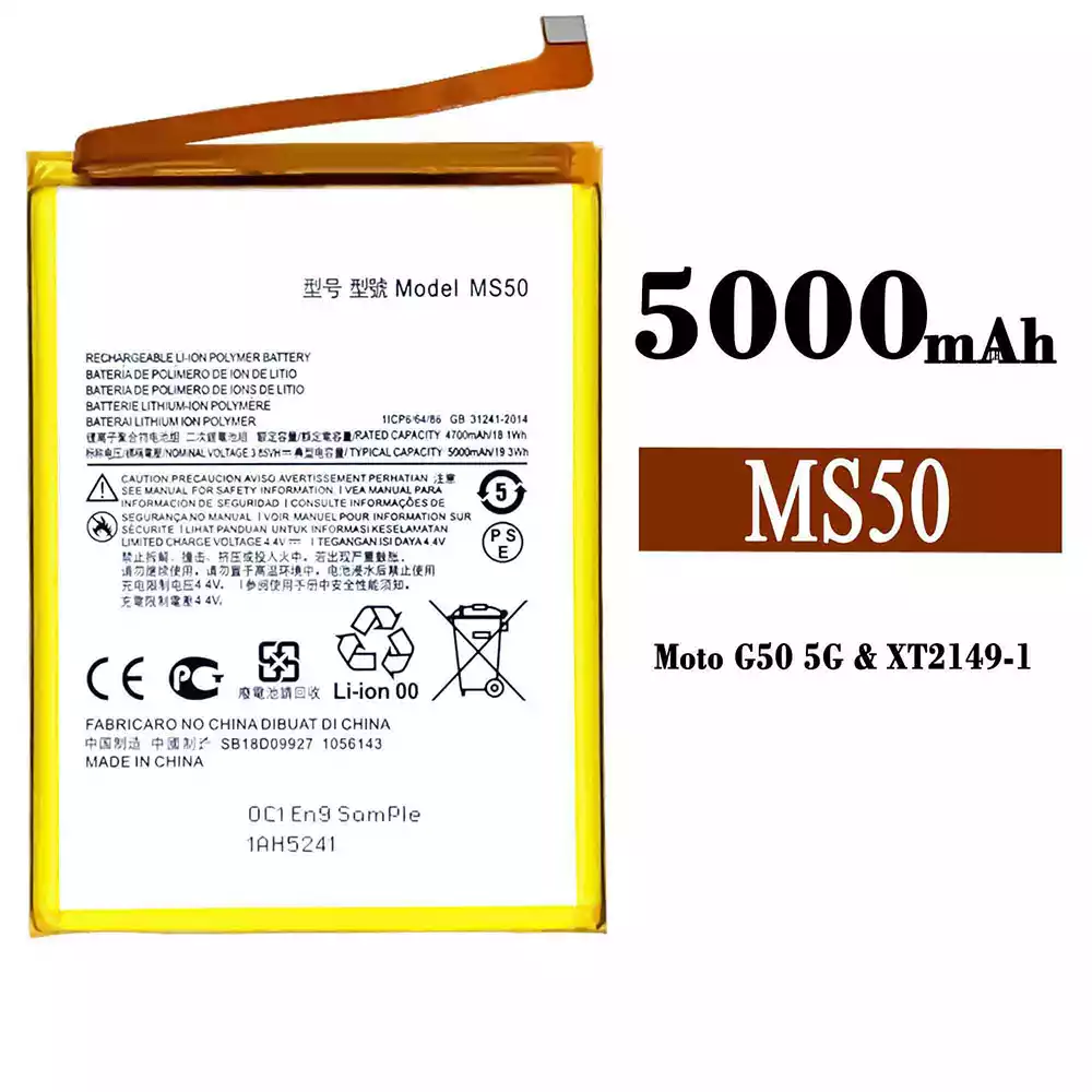 Genuine cell phone battery MS50 for Motorola Moto G50 5G