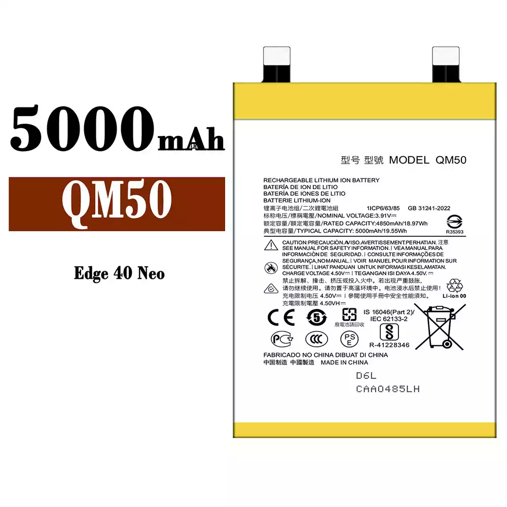Genuine cell phone battery QM50 for Motorola Edge 40 Neo