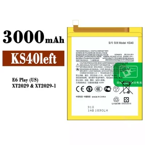 Genuine cell phone battery KS40left for Motorola E6 Play