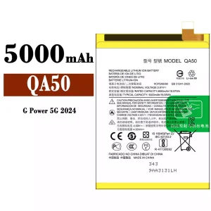 Genuine cell phone battery QA50 for Motorola G Power 5G 2024