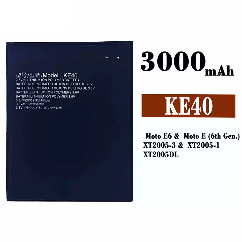 Genuine cell phone battery KE40 for Motorola Moto E6 / Moto E (6th Gen)