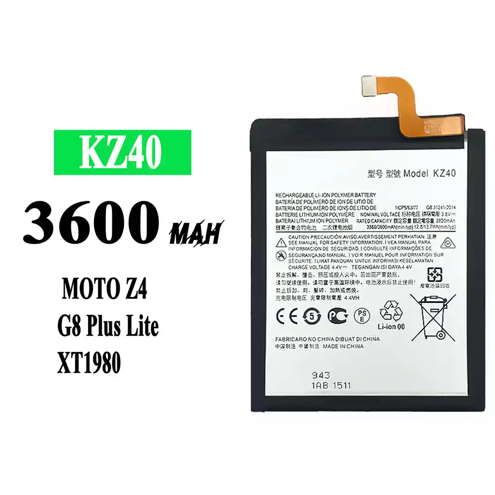 Genuine cell phone battery KZ40 for Motorola Moto Z4 / G8 Plus Lite