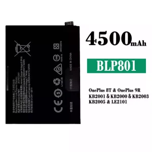 Genuine cell phone battery BLP801 for OnePlus 8T / OnePlus 9R