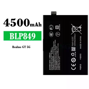 Genuine cell phone battery BLP849 for OPPO Realme GT 5G