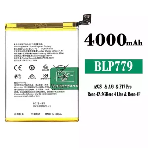 Genuine cell phone battery BLP779 for OPPO A92S / A93 / F17 Pro / Reno 4Z 5G / Reno 4 Lite / Reno 4F