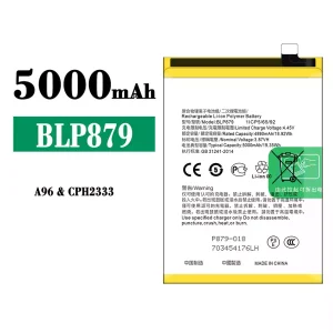 Genuine cell phone battery BLP879 for OPPO A96