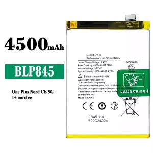 Genuine cell phone battery BLP845 for OnePlus Nord CE