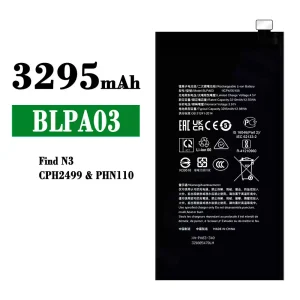Genuine cell phone battery BLPA03 for OPPO Find N3