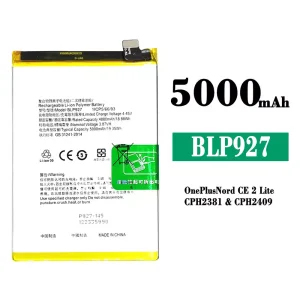 Genuine cell phone battery BLP927 for OnePlus Nord 2 Lite / OnePlus Nord CE 2 Lite