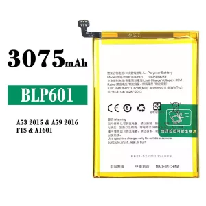 Genuine cell phone battery BLP601 for OPPO A53 2015/A59 2016/F1S