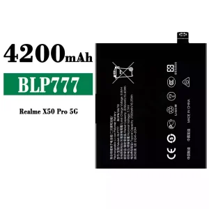 Genuine cell phone battery BLP777 for OPPO Realme X50 Pro