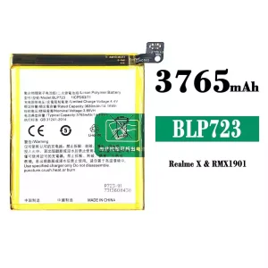 Genuine cell phone battery BLP723 for OPPO Realme X