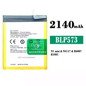 Genuine cell phone battery BLP573 for OPPO N1 mini