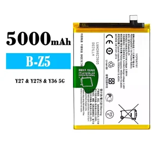 Genuine cell phone battery B-Z5 for VIVO Y27/Y27S/Y36 5G