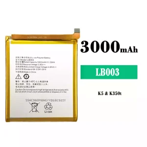 Genuine cell phone battery LB003 for Lenovo K5/K350T
