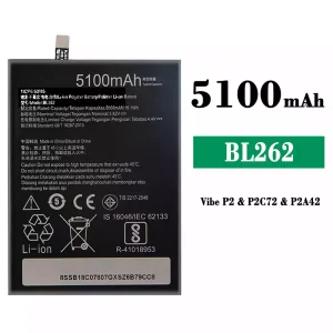 Genuine cell phone battery BL262 for Lenovo Vibe P2