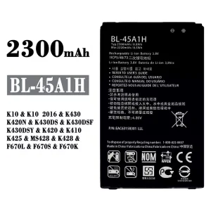 Genuine cell phone battery BL-45A1H for LG K10 2016