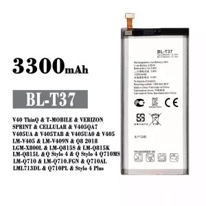 Genuine cell phone battery BL-T37 for LG V40 ThinQ / Q8 2018 / Q Stylo 4 / Stylo 4 Plus