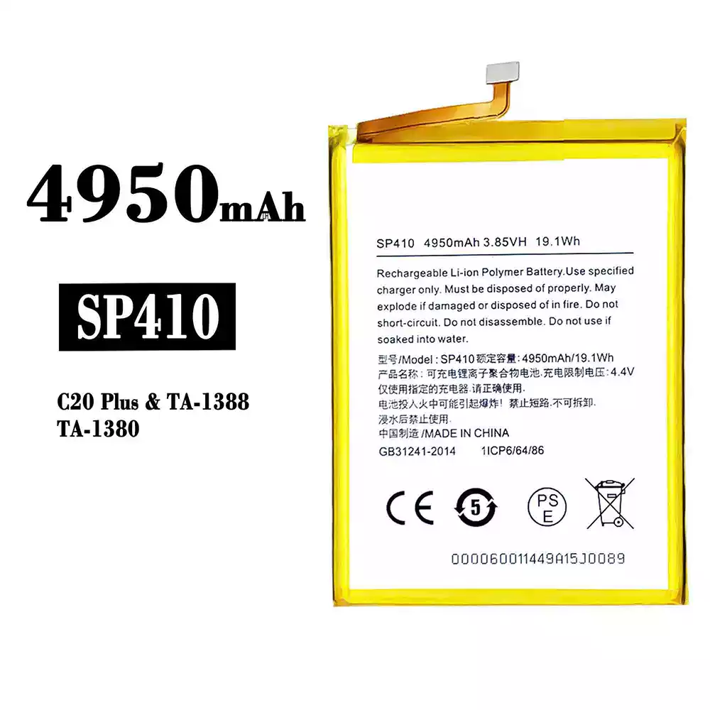 Genuine cell phone battery SP410 for Nokia C20 Plus