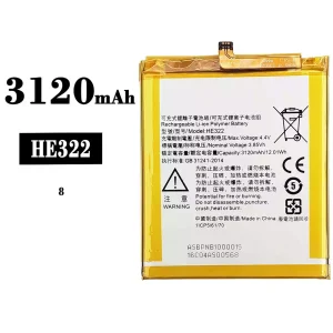 Genuine cell phone battery HE322 for Nokia