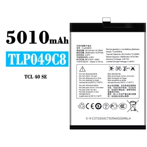 Genuine cell phone battery TLP049C8 for Alcatel TCL 40 SE