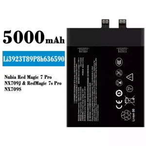 Genuine cell phone battery Li3923T89P8h636590 for Nubia Red Magic 7 Pro/ RedMagic 7S Pro