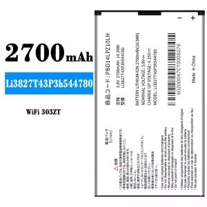 Genuine cell phone battery Li3827T43P3h544780 for ZTE WiFi 303ZT