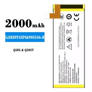 Genuine cell phone battery Li3820T43P6h903546-H for ZTE Q505/Q505T