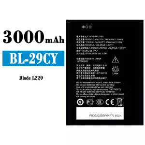 Genuine cell phone battery BL-29CY for ZTE Blade L220