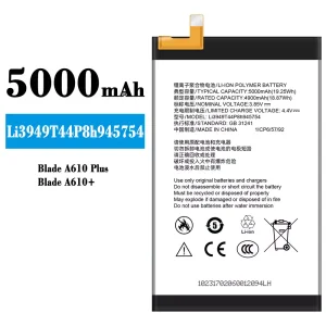 Genuine cell phone battery Li3949T44P8h945754 for ZTE Blade A610+/A610 PLUS